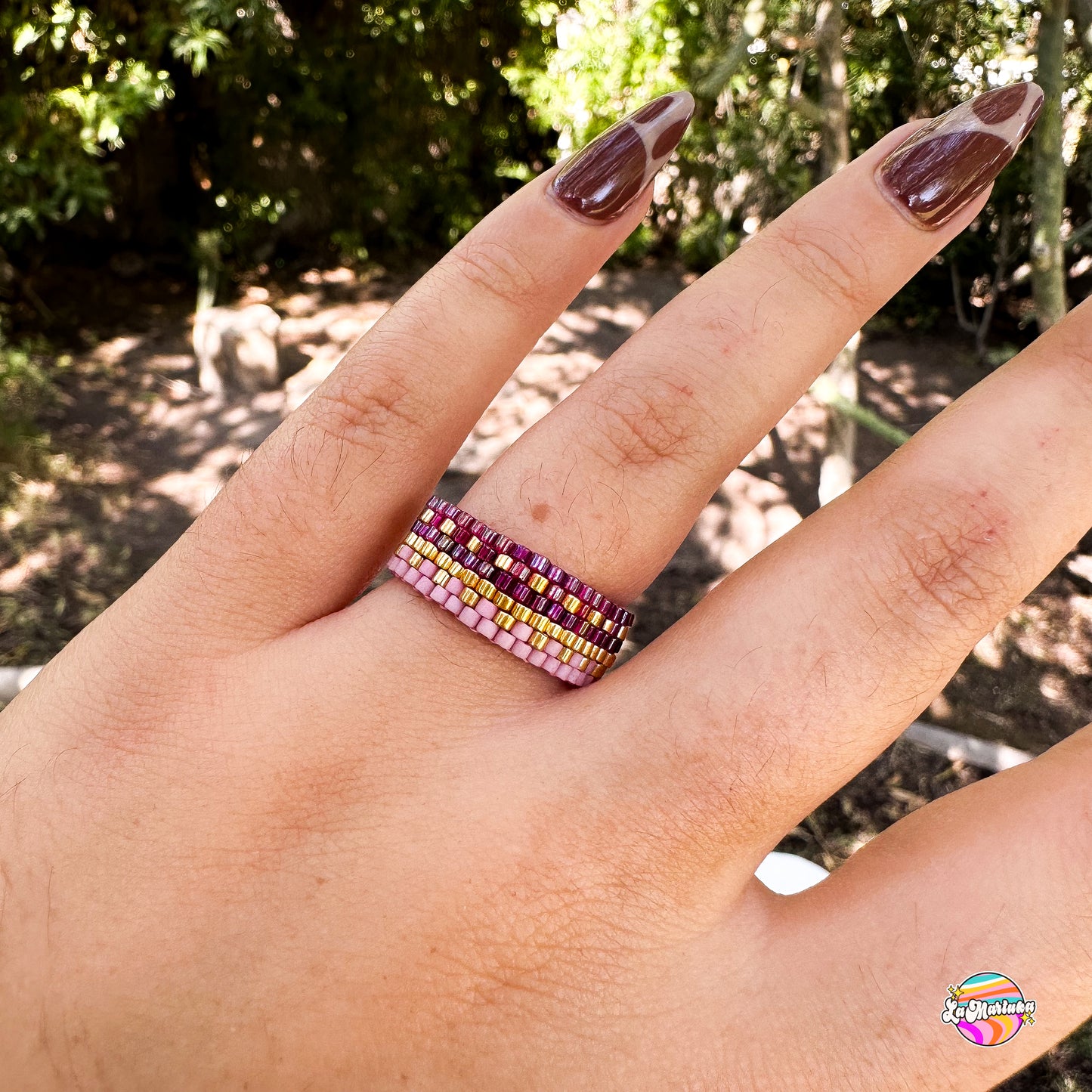 Anillo tejido Alien