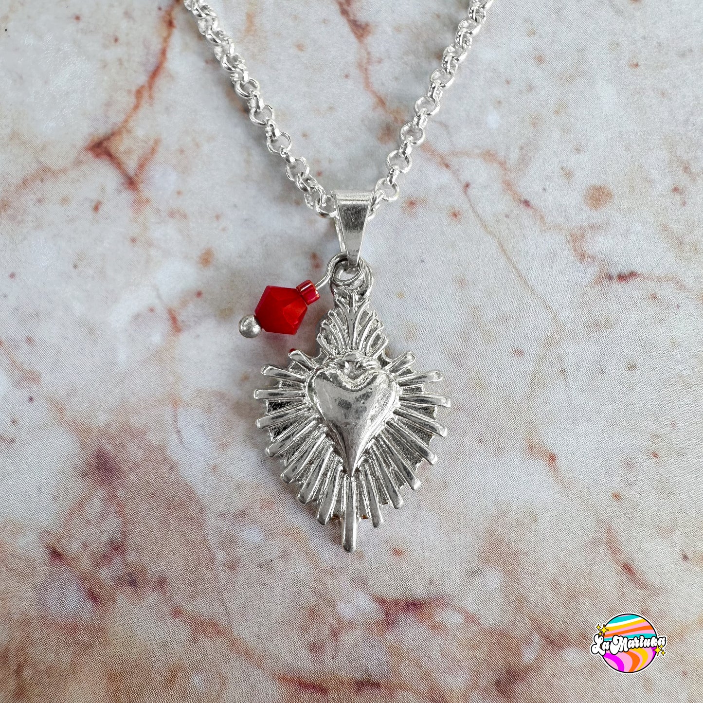 Collar Corazón sangrante