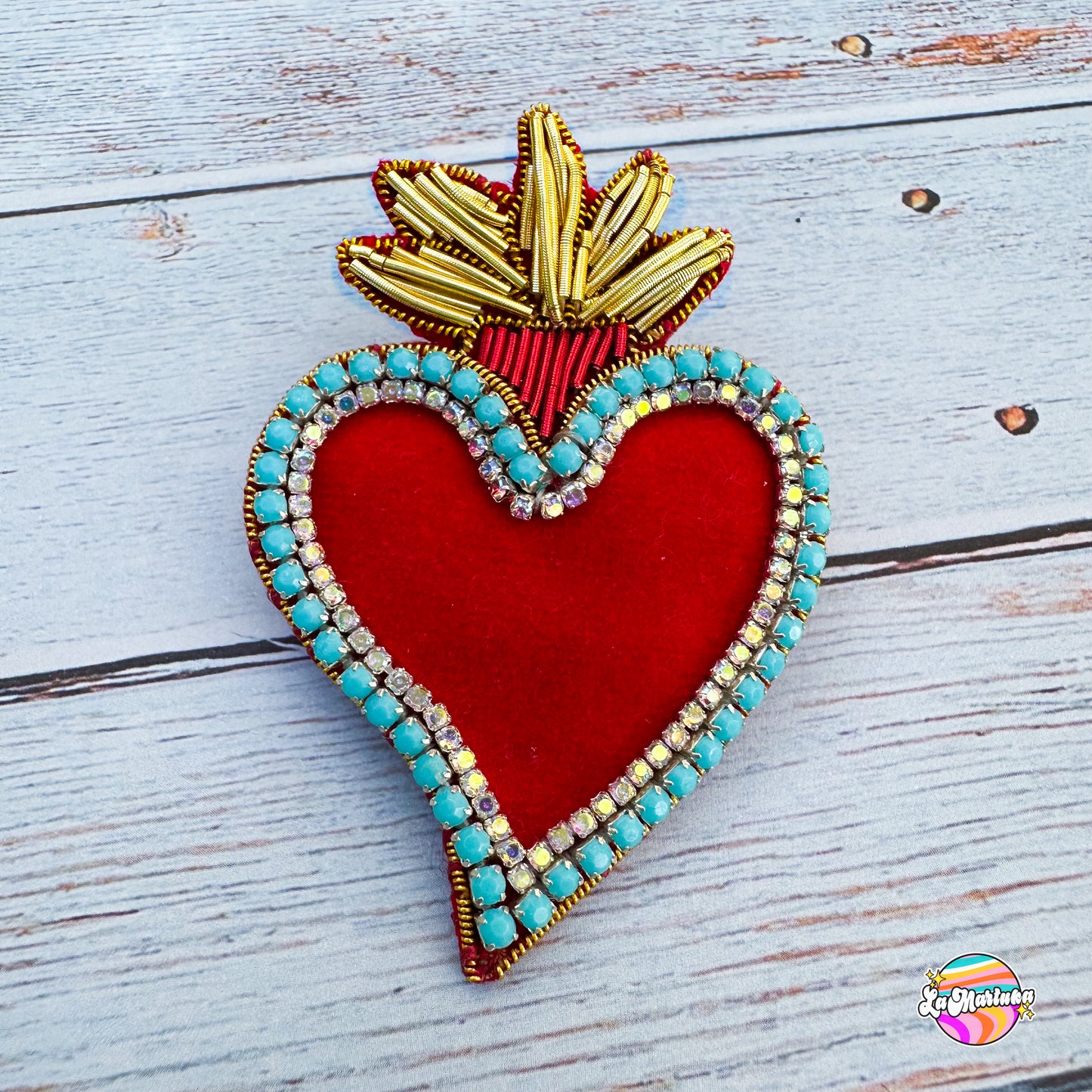 Prendedor Sagrado corazón