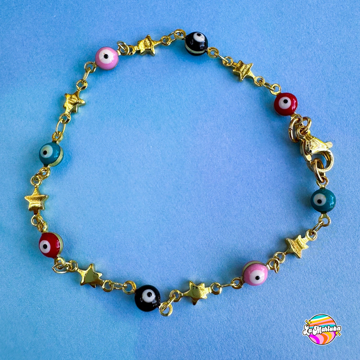 Pulsera Ojitos y estrellas