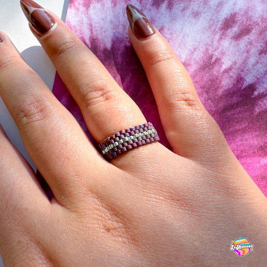 Anillo tejido Tessa