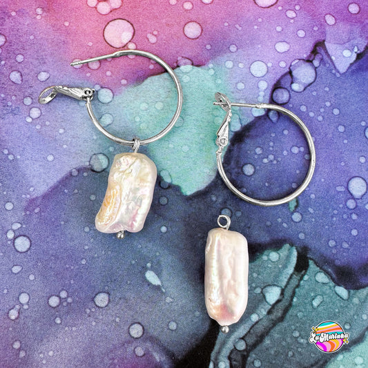 Aros Perlas perlas
