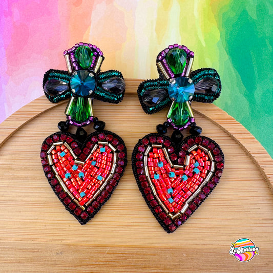 Aros bordados Amen