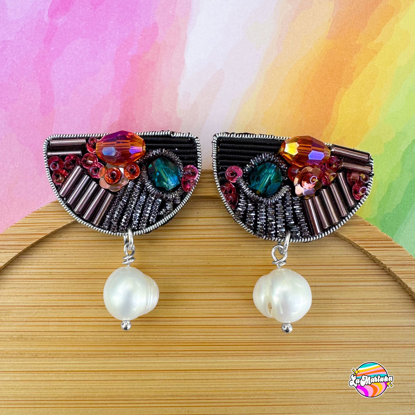 Aros bordados Half