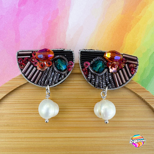 Aros bordados Half