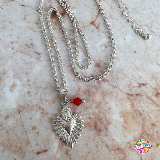 Collar Corazón sangrante