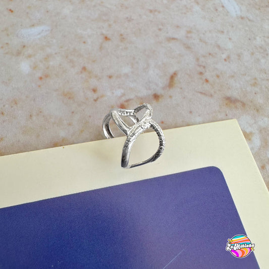 Ear cuff Cadeneta de tres