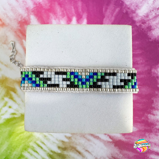 Pulsera tejida Loom navajo